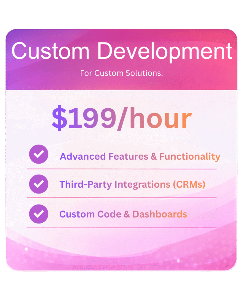 Post-Launch Support Cards - Custom Development