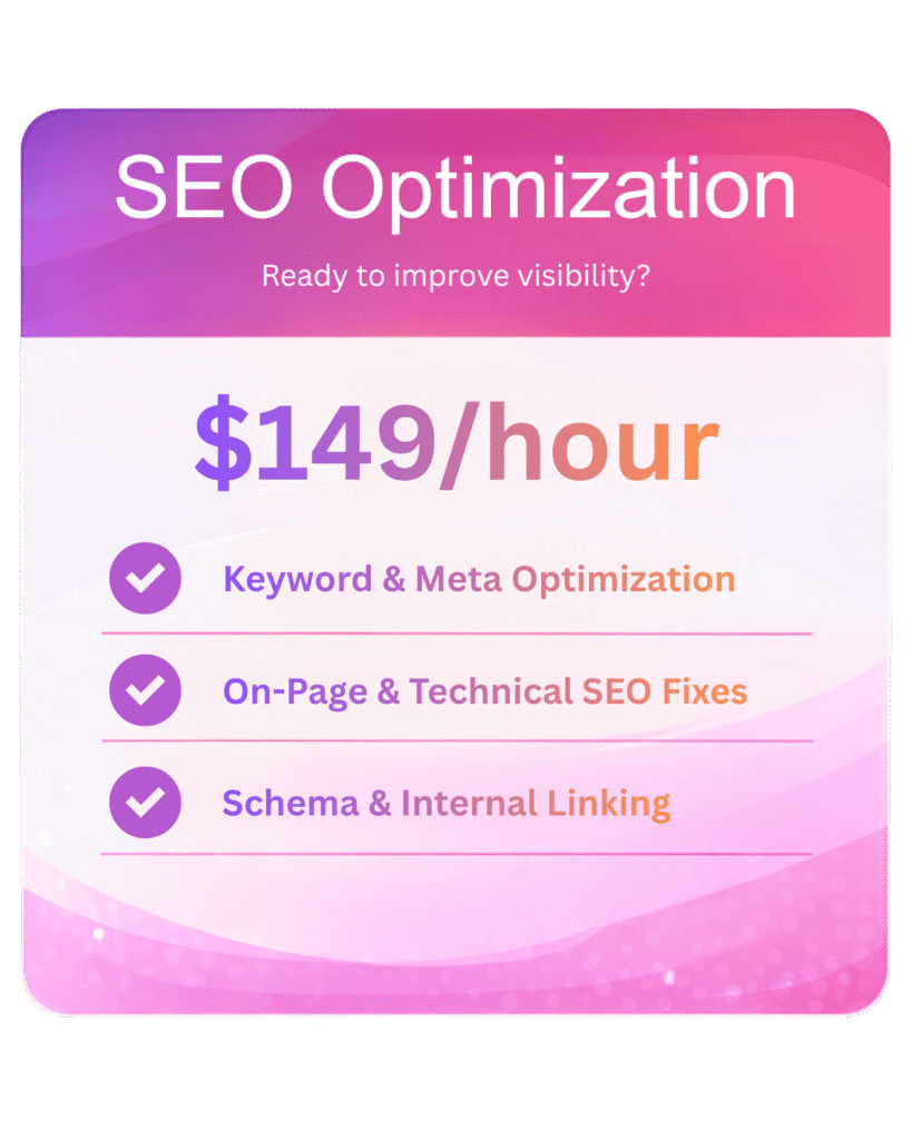 Post-Launch Support Cards - SEO Optimization